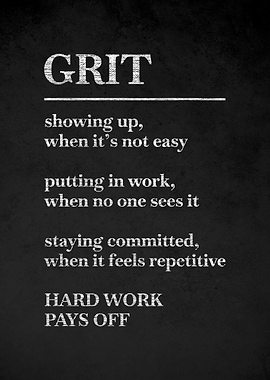 Grit Definition Poster v3
