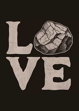 LOVE Rocks Rock Collector Geology Lover (light version)