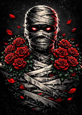 Mummy with Red Roses