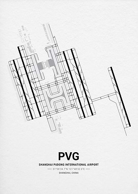 Shanghai Pudong International Airport Map