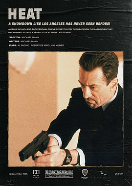 Robert De Niro in Heat Movie Poster