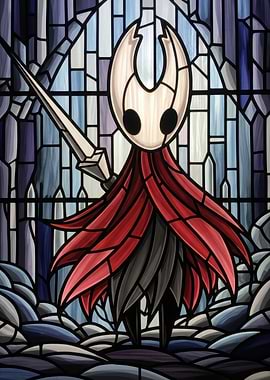 Hornet in Stained Glass Style