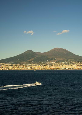 Mount Vesuvius and Naples Bay