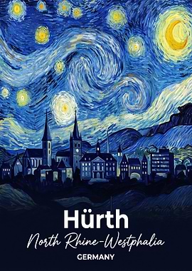Hurth Germany Starry Night