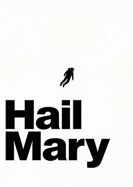 Hail Mary Minimalistic Poster
