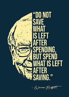Warren Buffett Quote on Saving