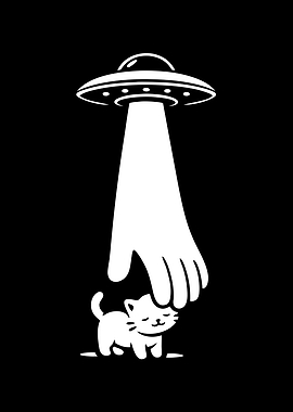 Aliens Petting A Cat