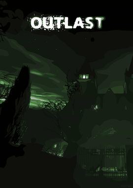 Outlast Video Game Poster