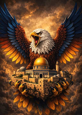 Eagle Protecting Jerusalem