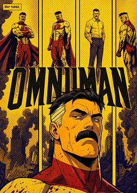 Omni-Man Comic Art