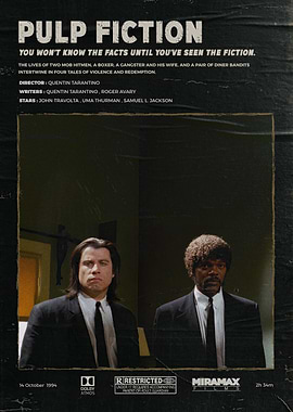 Pulp Fiction Movie Poster