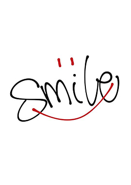 Smile Text Art