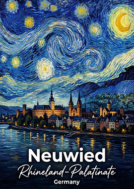 Neuwied Germany Starry Night