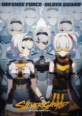 Silver Squad Defense Force Poster