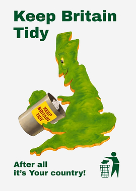 Vintage Keep Britain Tidy Poster