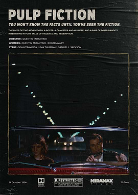 Pulp Fiction Movie Poster