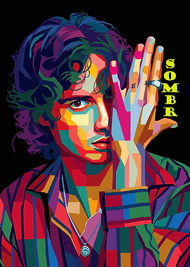 Pop Art Portrait of a sombr