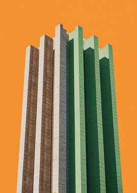 Modern Building Facade - Retro Soviet Architecture