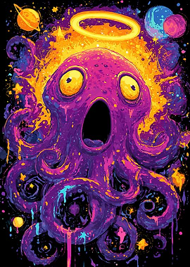 Cosmic Octopus with Halo