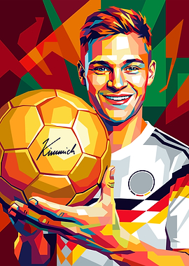 Pop Art Portrait of Joshua Kimmich