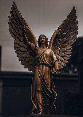Golden Angel Statue