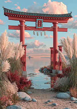 Torii Gate by the Water