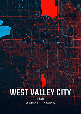 West Valley City Map