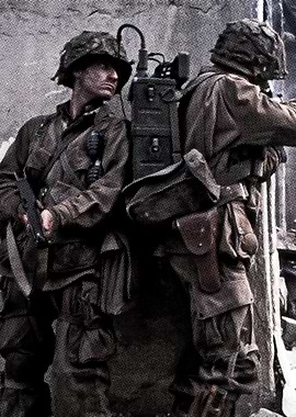 WWII Soldiers with Radio Equipment