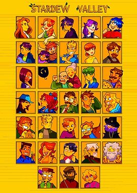Stardew Valley Character Portraits
