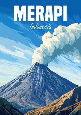 Merapi Volcano Indonesia