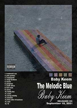 Baby Keem The Melodic Blue Album Cover