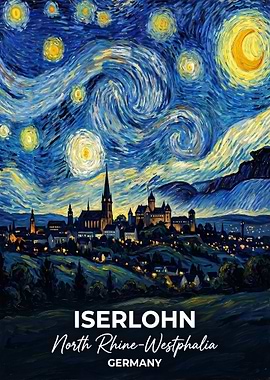 Iserlohn Germany Starry Night