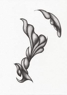 Abstract Stippled Organic Forms