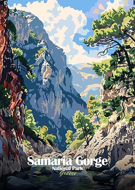 Samaria Gorge National Park Greece