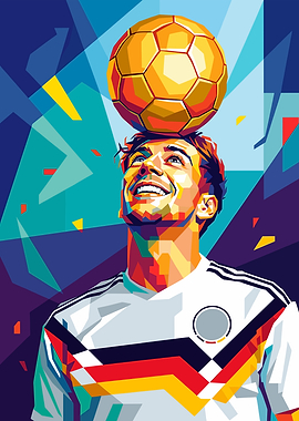 Goretzka with Ball on Head