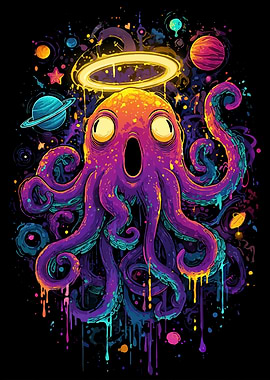 Cosmic Octopus with Halo