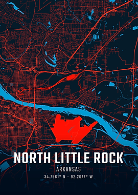 North Little Rock City Map