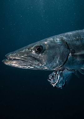 Predator and Prey — Barracuda and Hatchetfish