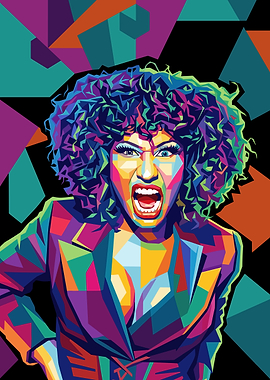 Nicki Minaj Pop Art Portrait