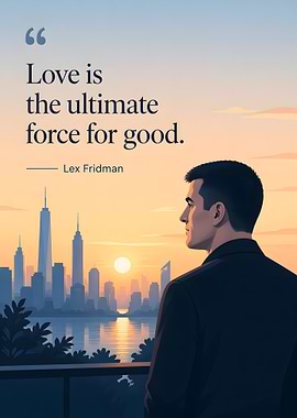 Lex Fridman Quote on Love