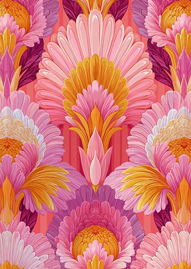 Vibrant Floral Pattern