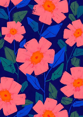 Vibrant Floral Pattern