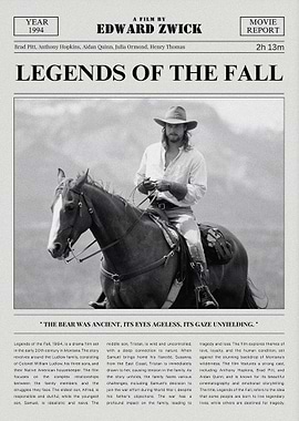 Legends of the Fall Movie Poster
