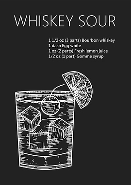 Whiskey Sour Cocktail Recipe
