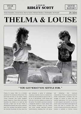 Thelma & Louise Movie Poster