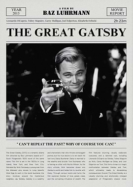 The Great Gatsby Movie Poster