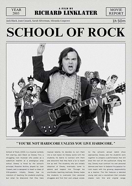 School of Rock Movie Poster