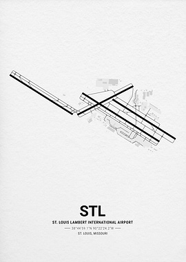 St. Louis Lambert International Airport Map