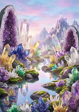 Magical Crystal Landscape