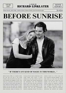 Before Sunrise Movie Poster